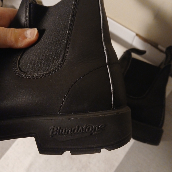 Blundstone Chelsea Men's Black Leather Boots Sz.7 - Picture 9 of 12